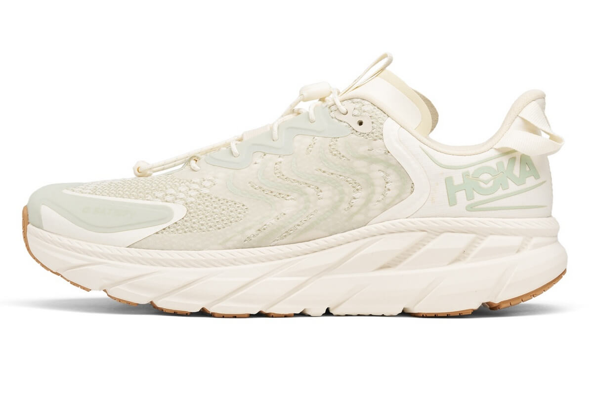 HOKA x SATISFY Clifton LS - Celadon Tint/Whisper White - 1143450-CTWW