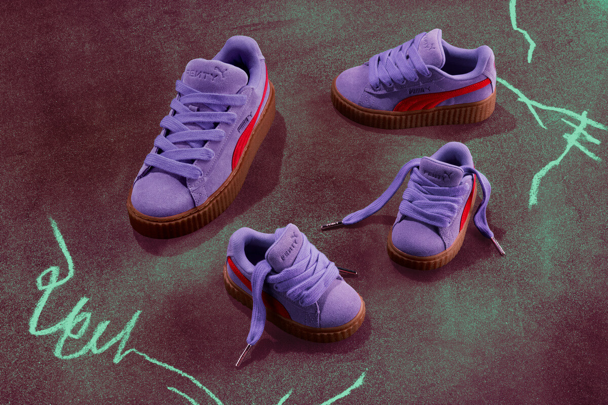 Puma x Fenty Creeper Phatty - Lavender Alert / Burnt Red / Gum - 396403-03