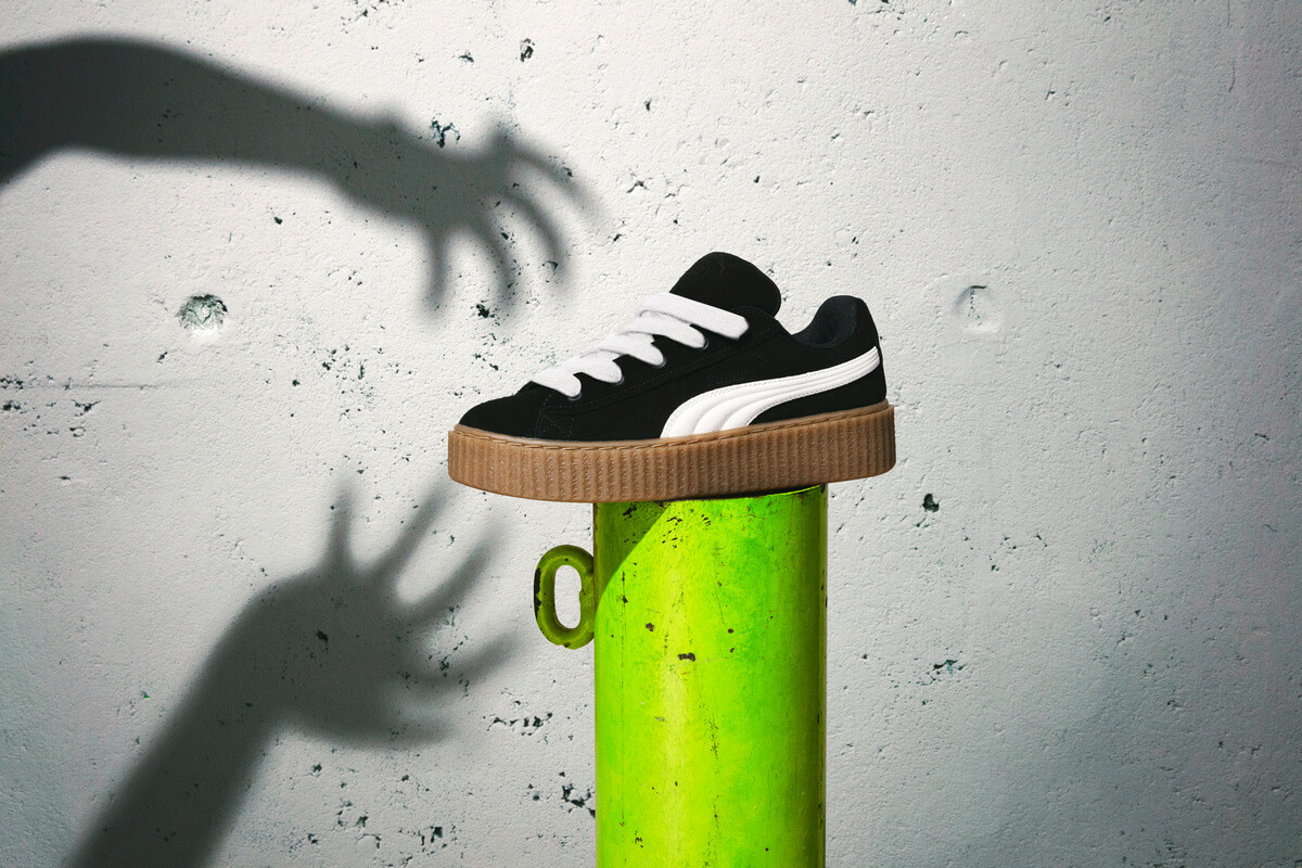 Puma x Fenty Creeper Phatty - Puma Black / Warm White / Gum - 396403-01