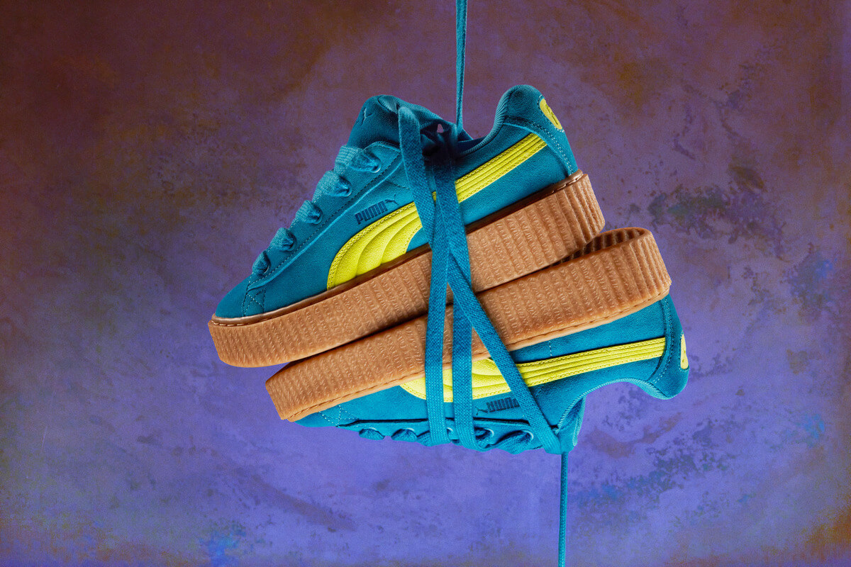 Puma x Fenty Creeper Phatty - Speed Blue / Lime Pow / Gum - 396403-02