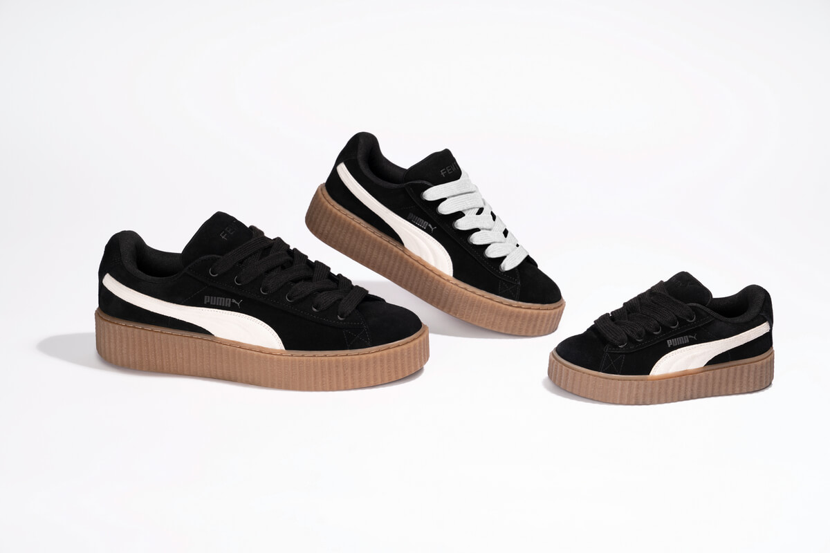 Puma x Fenty Creeper Phatty - Puma Black / Warm White / Gum - 396403-01