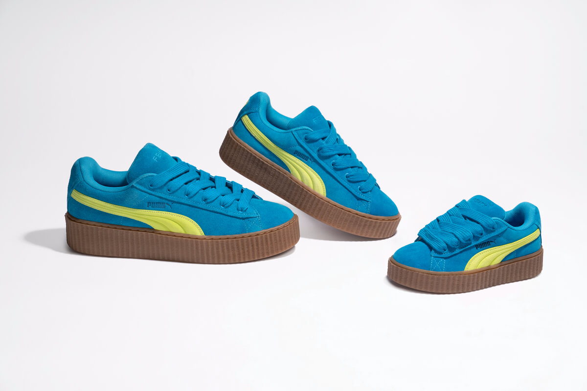 Puma x Fenty Creeper Phatty - Speed Blue / Lime Pow / Gum - 396403-02