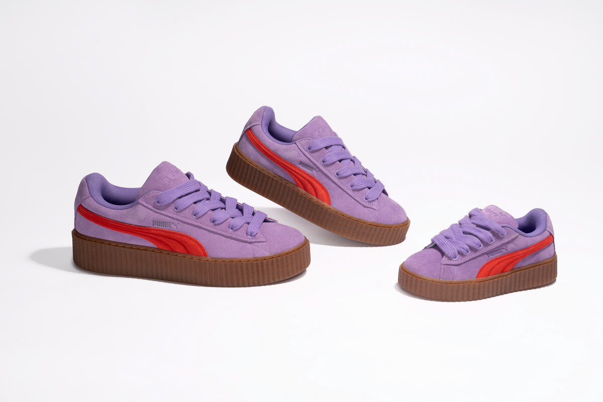 Puma x Fenty Creeper Phatty - Lavender Alert / Burnt Red / Gum - 396403-03