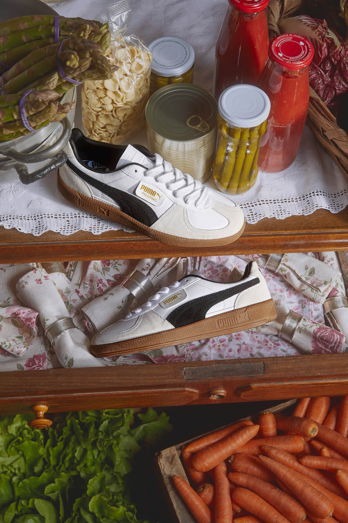 Puma SportSyle Palermo FW23 & SS24 Collection white & black