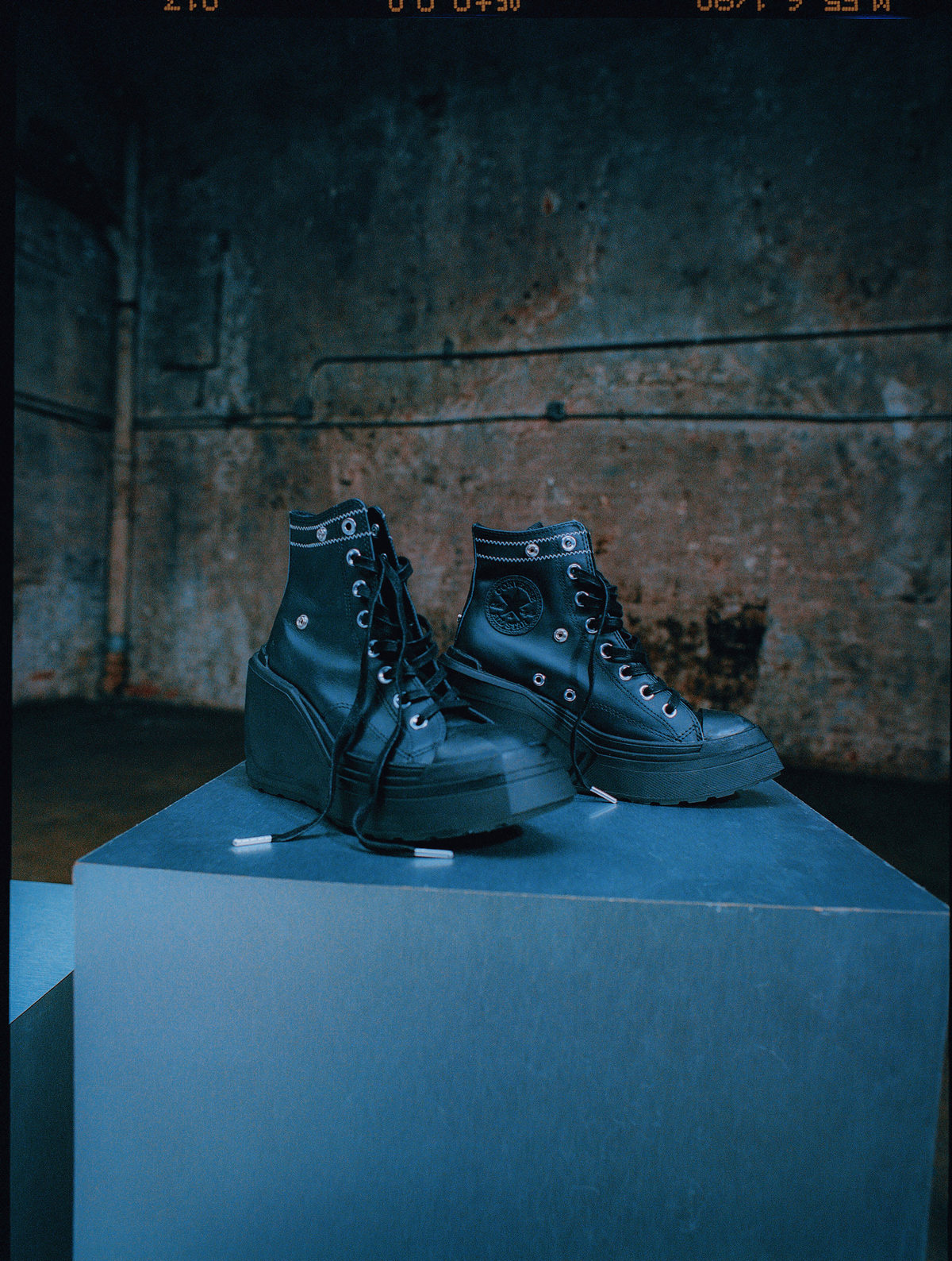 Converse x Martine Ali Chuck Taylor 70 De Luxe Wedge - Black/Black - A08650C-001
