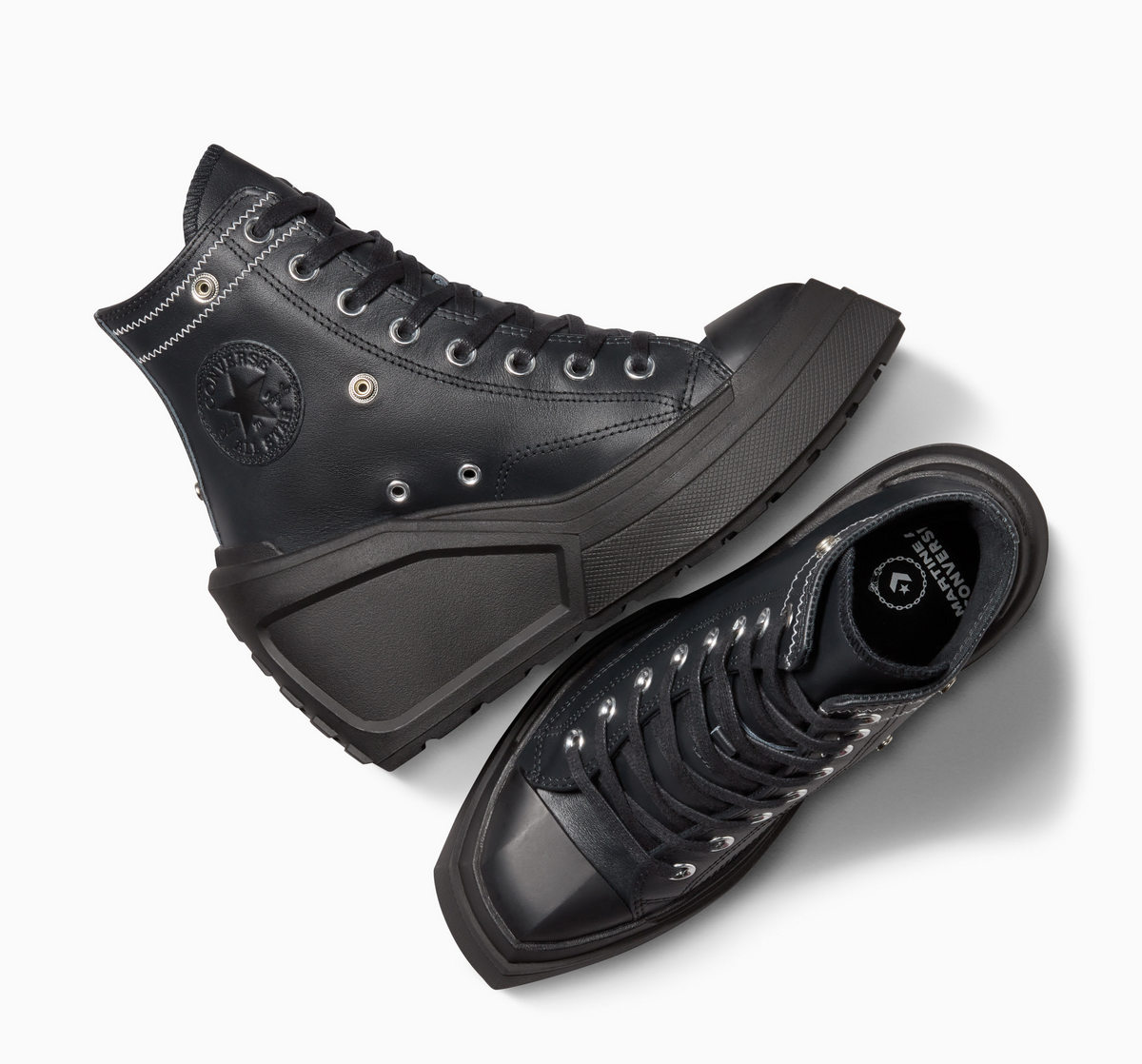 Converse x Martine Ali Chuck Taylor 70 De Luxe Wedge - Black/Black - A08650C-001
