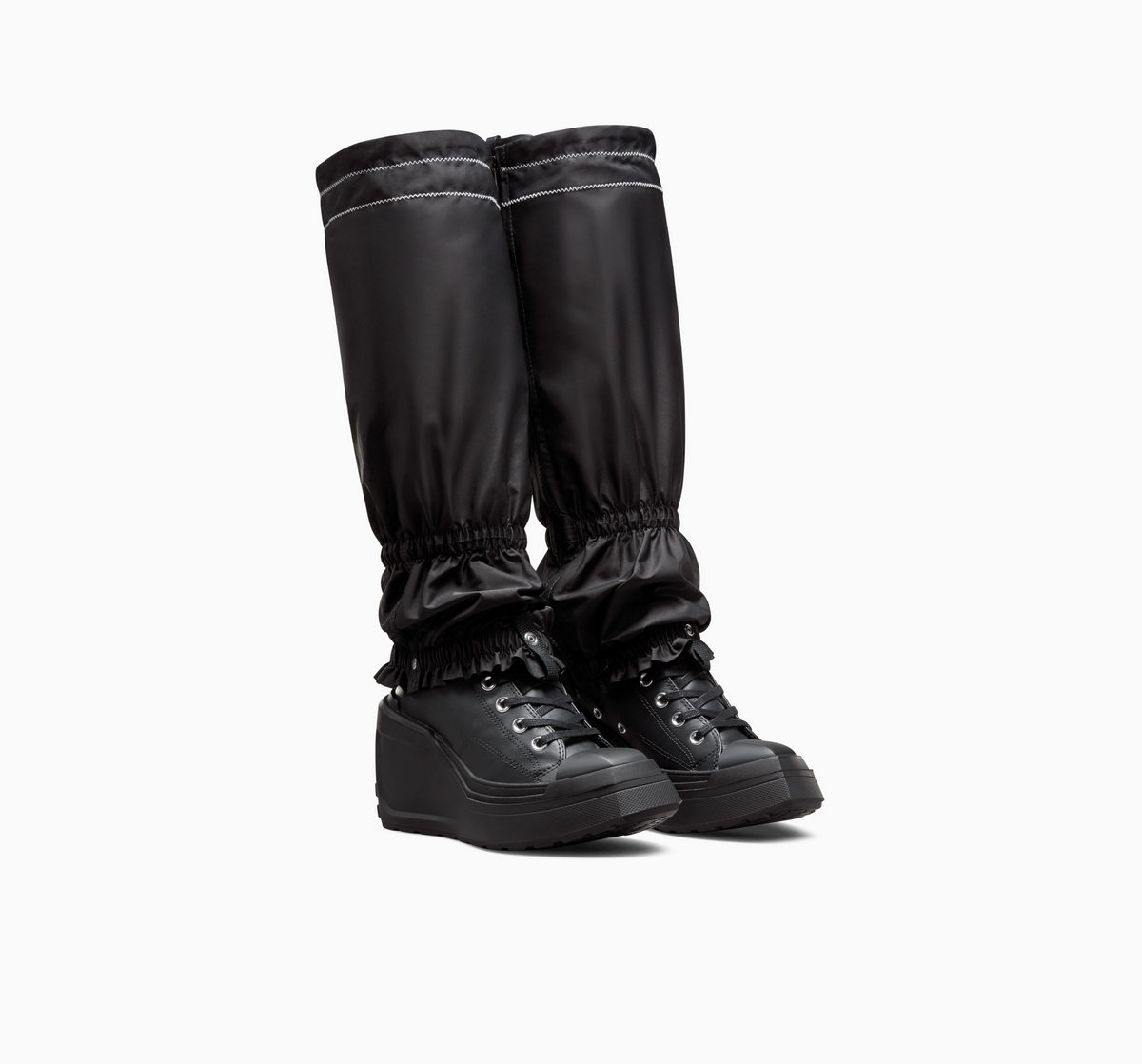 Converse x Martine Ali Chuck Taylor 70 De Luxe Wedge - Black/Black - A08650C-001