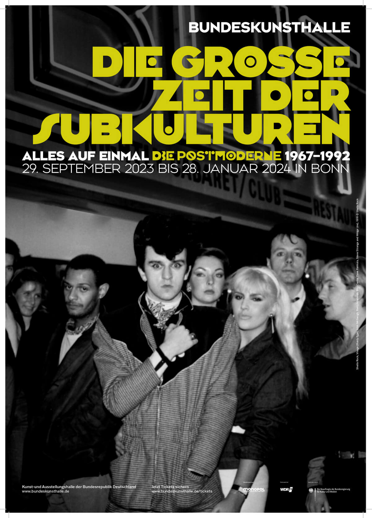 Ausstellung in der Bundeskunsthalle Bonn: ALLES AUF EINMAL: DIE POSTMODERNE, 1967-1992