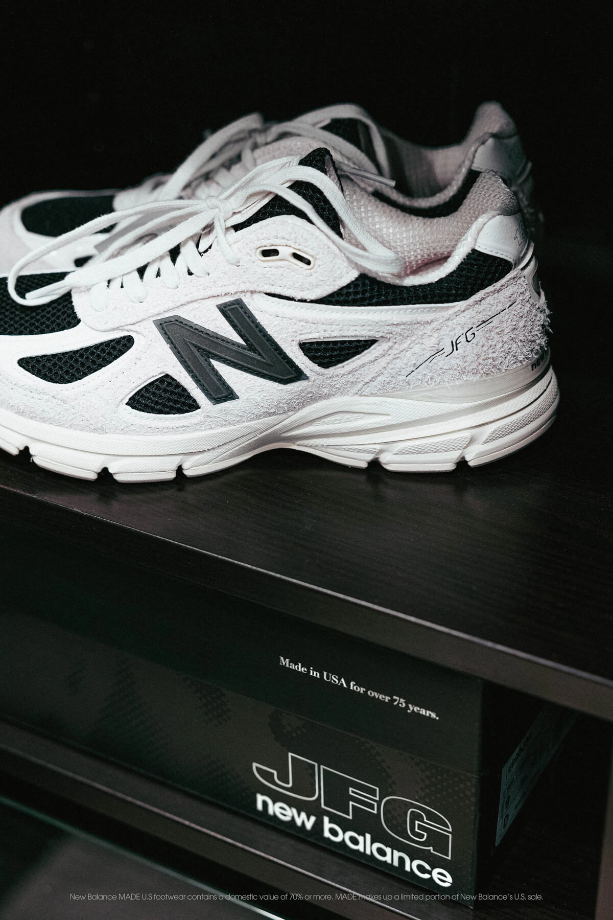 New Balance x Joe Freshgoods - U990JR4 - Made in USA - Marshmallow / Pirate Black