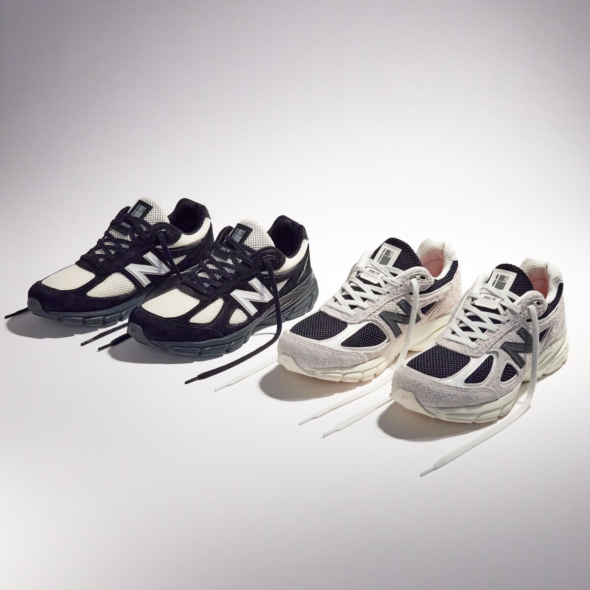 New Balance x Joe Freshgoods - U990JS4 - Peat / Pirate Black & U990JR4 - Marshmallow / Pirate Black