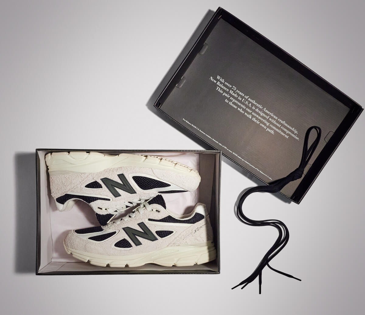 New Balance x Joe Freshgoods - U990JR4 - Marshmallow / Pirate Black - Packaging