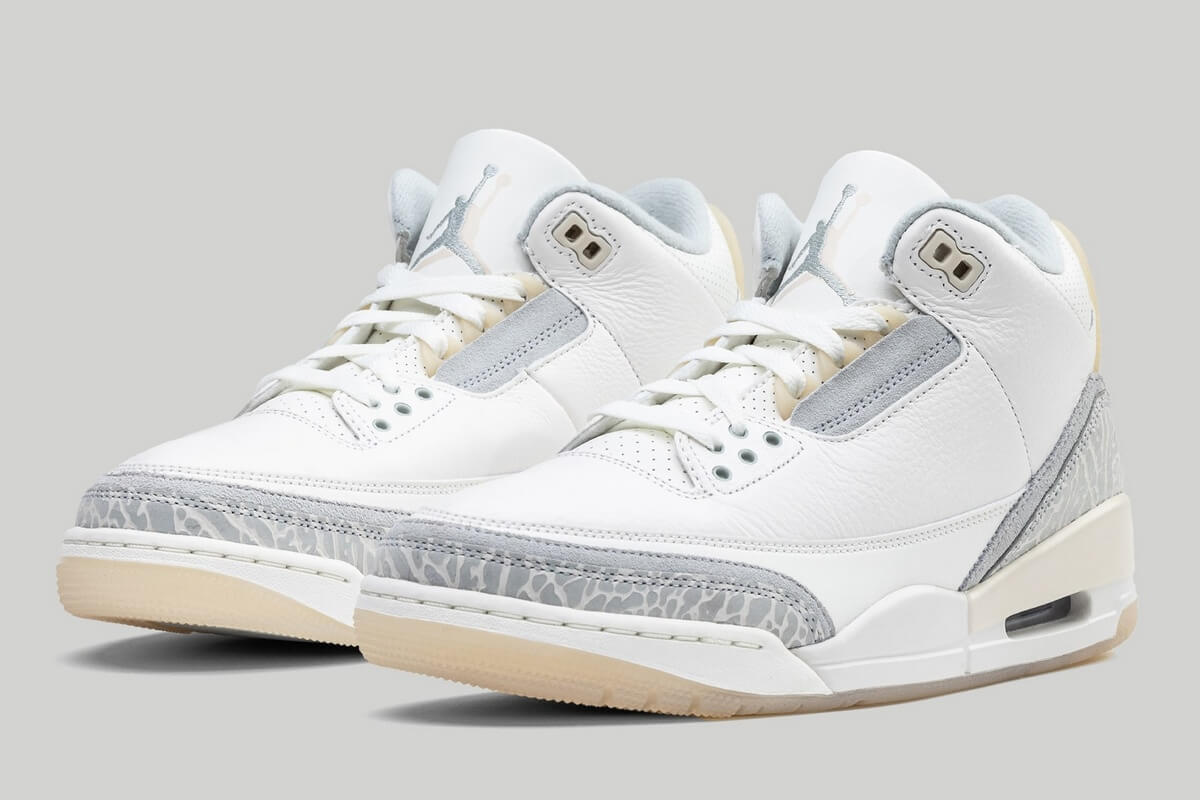 Nike Air Jordan 3 Craft "Ivory" - Ivory/Grey Mist-Cream - FJ9479-100