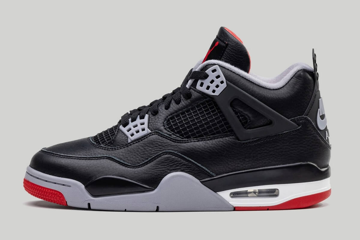 Nike Air Jordan 4 Retro "Bred Reimagined" - Black/Fire Red-Cement Grey-Summit White - FV5029-006