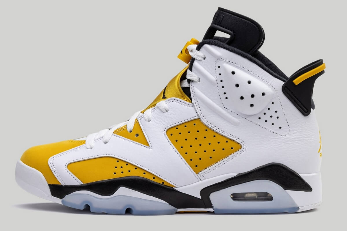 Nike Air Jordan 6 Retro "Yellow Ochre" - White/Yellow Ochre-Black - CT8529-170