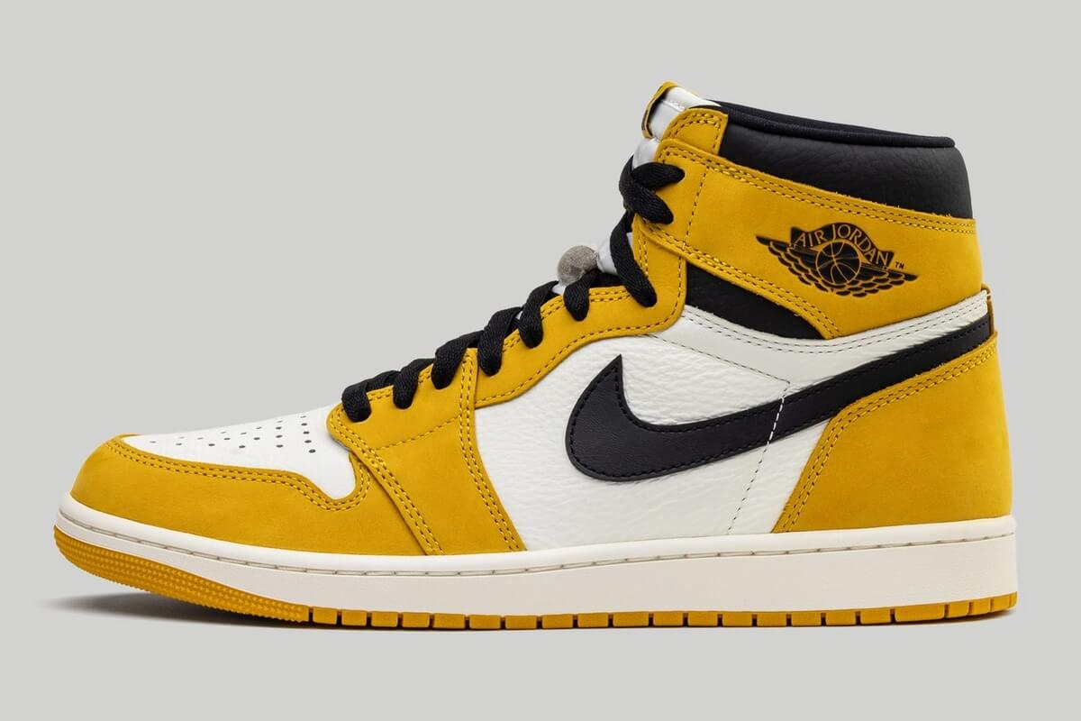 Nike Air Jordan 1 Retro High OG "Yellow Ochre" - Yellow Ochre/Black/Sail - DZ5485-701