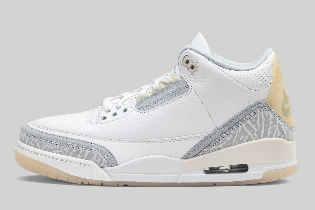 Nike Air Jordan 3 Craft "Ivory" - Ivory/Grey Mist-Cream - FJ9479-100