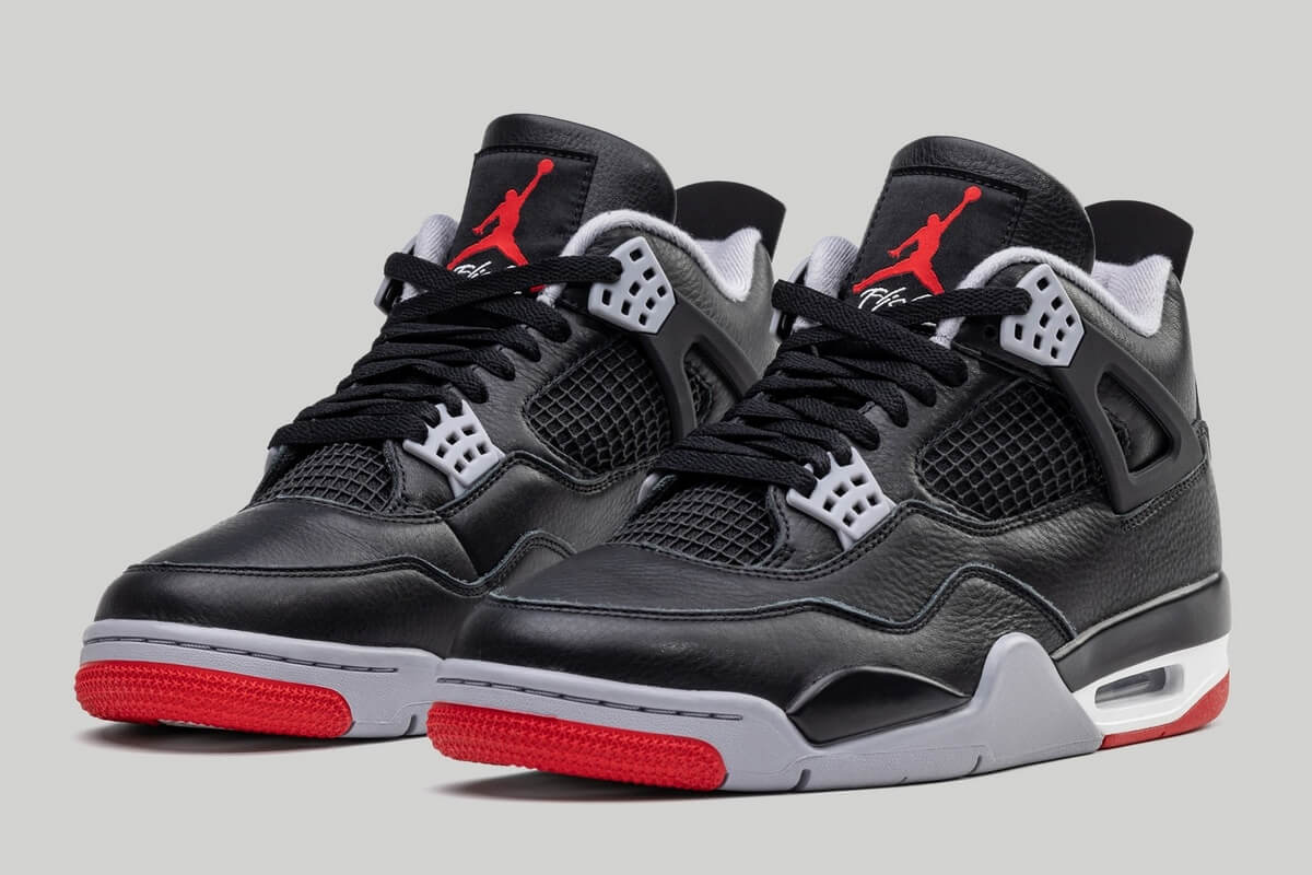 Nike Air Jordan 4 Retro "Bred Reimagined" - Black/Fire Red-Cement Grey-Summit White - FV5029-006