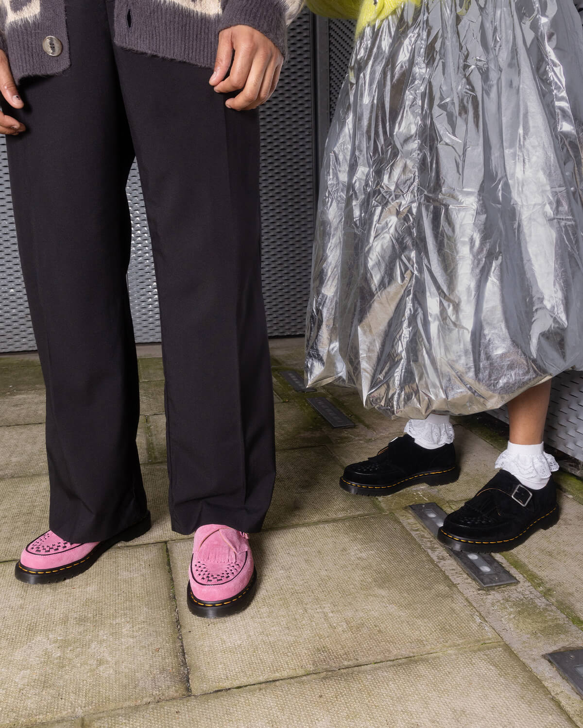 Dr. Martens Creepers Collection ft. Ramsey Monk Kiltie, Quad 3-Eye, Quad Monk & Smooth Creeper