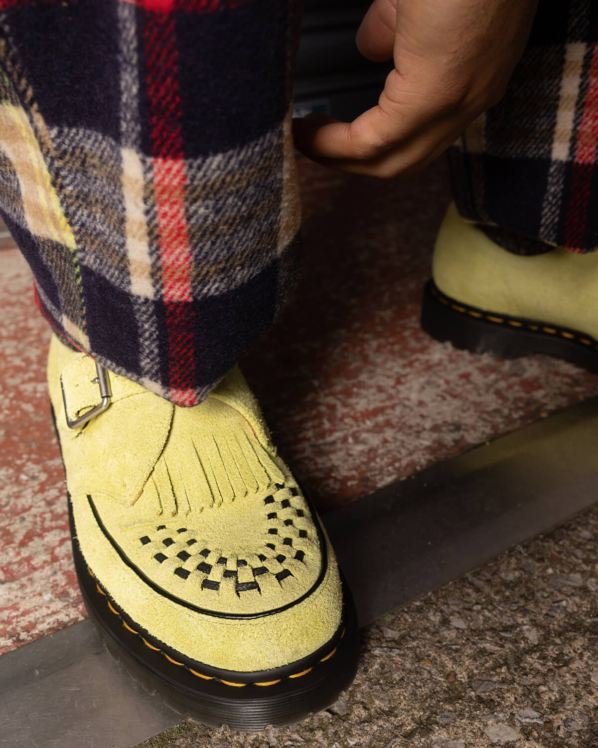 Dr. Martens Creepers Collection ft. Ramsey Monk Kiltie, Quad 3-Eye, Quad Monk & Smooth Creeper