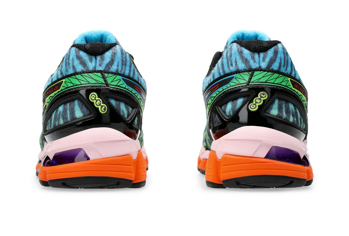 ASICS x KENZO Gel-Kayano 20 Glacier Grey, Digital Aqua & Multi