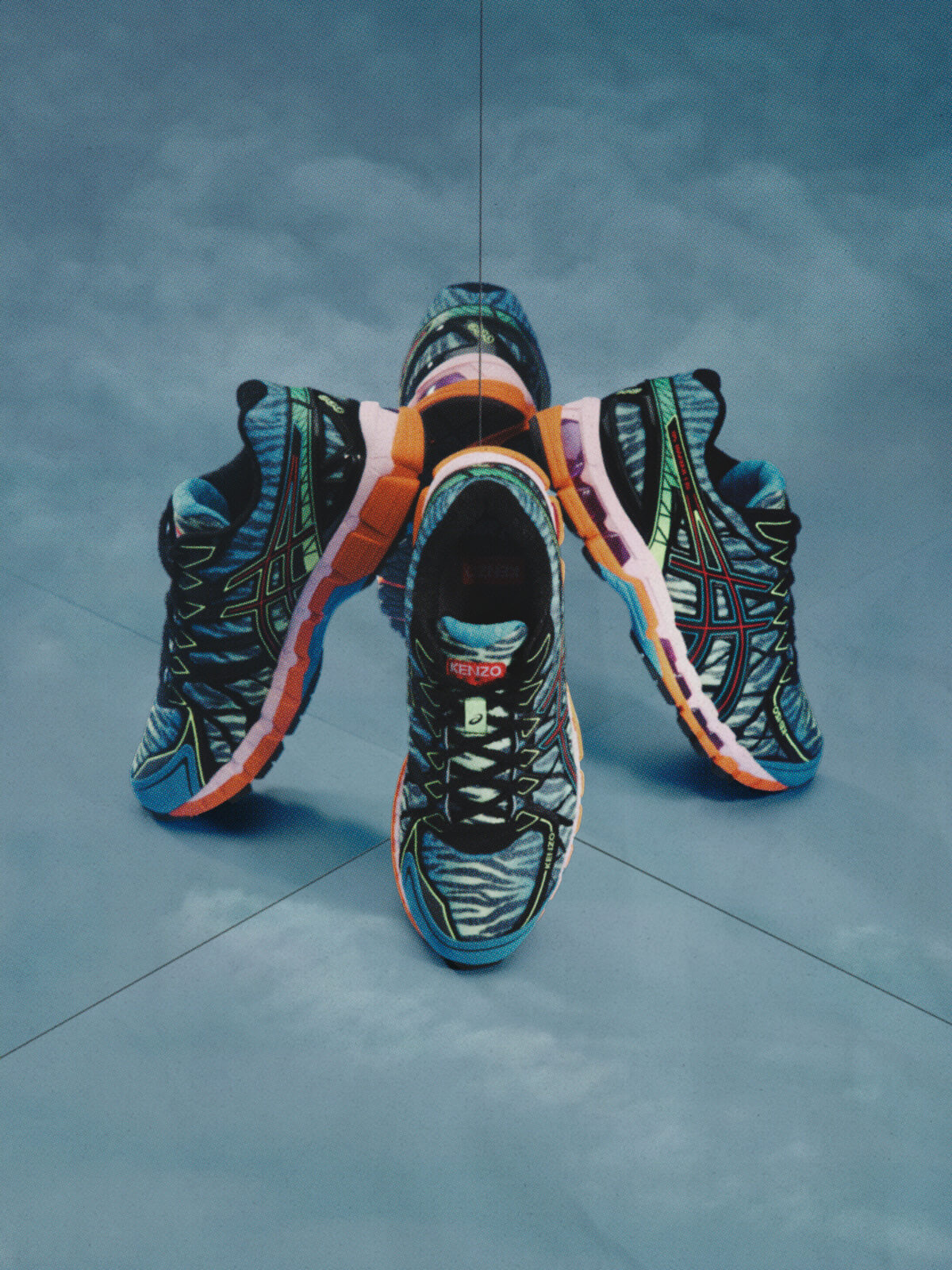 ASICS x KENZO - Gel-Kayano 20 - Digital Aqua / Black - 1201B032-400