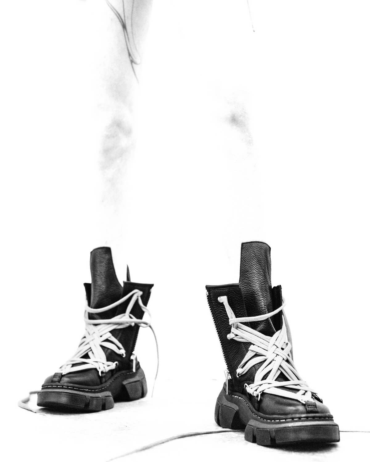 Dr. Martens x Rick Owens 1460 Pent Leather Plateau Boot