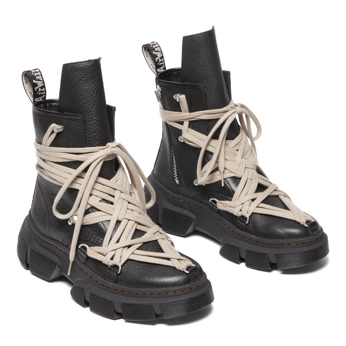 Dr. Martens x Rick Owens 1460 Pent Leather Plateau Boot