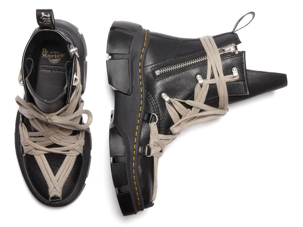 Dr. Martens x Rick Owens 1460 Pent Leather Plateau Boot