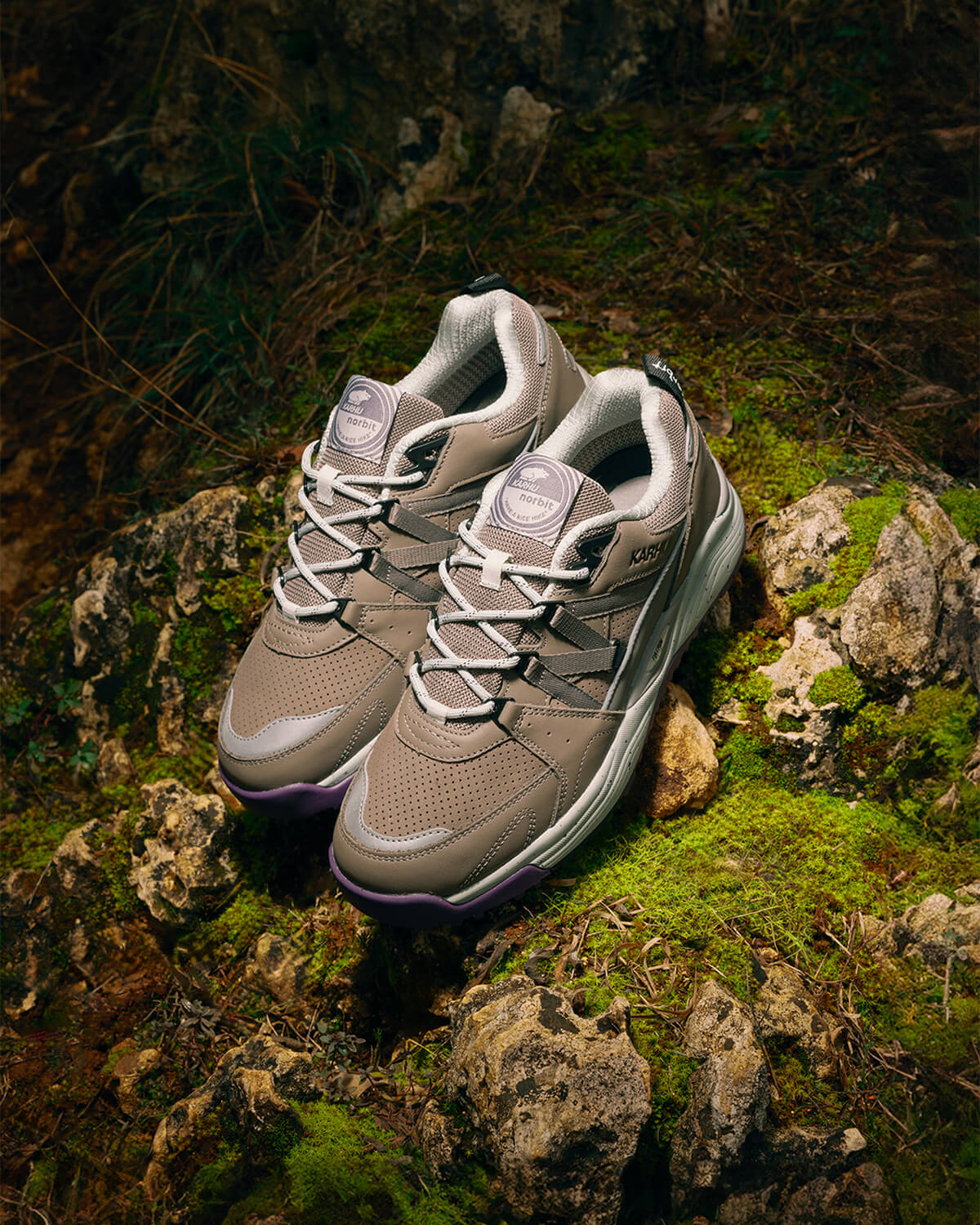 KARHU x NORBIT FUSION XC "HAVE A NICE HIKE" - Brushed Nickel / Brushed Nickel - NOR0002