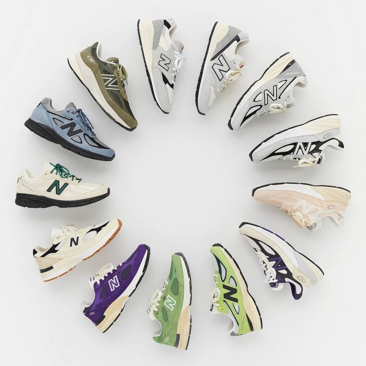 all sneaker of the New Balance MADE in USA Spring/Summer 2024 Collection