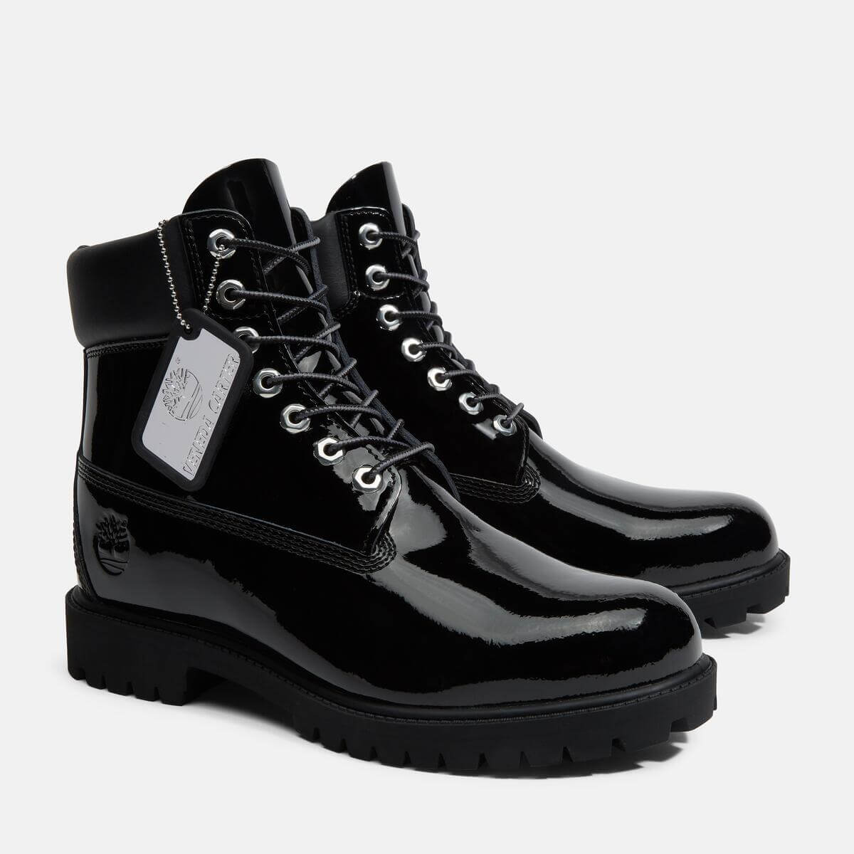 Timberland x Veneda Carter 6-Inch Patent Boot - Black Patent - TB0A6D8ZEL61