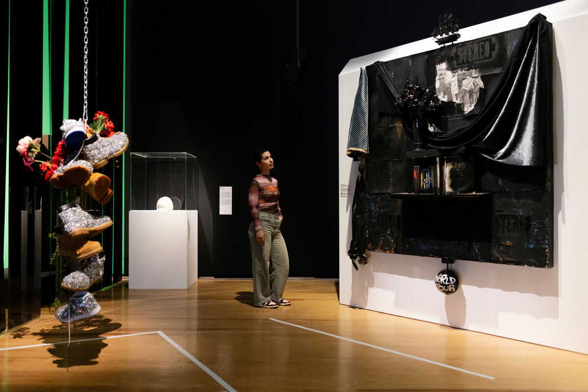 THE CULTURE. Hip-Hop und zeitgenössische Kunst im 21. Jahrhundert, Ausstellungsansicht, © Schirn Kunsthalle Frankfurt 2024, Foto: Emily Piwowar / NÓI Crew