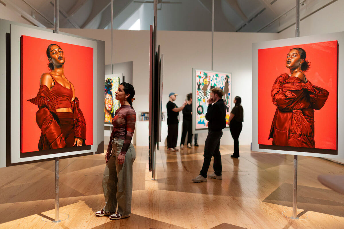 THE CULTURE. Hip-Hop und zeitgenössische Kunst im 21. Jahrhundert, Ausstellungsansicht, © Schirn Kunsthalle Frankfurt 2024, Foto: Emily Piwowar / NÓI Crew