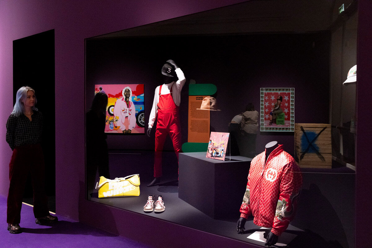 THE CULTURE. Hip-Hop und zeitgenössische Kunst im 21. Jahrhundert, Ausstellungsansicht, © Schirn Kunsthalle Frankfurt 2024, Foto: Emily Piwowar / NÓI Crew