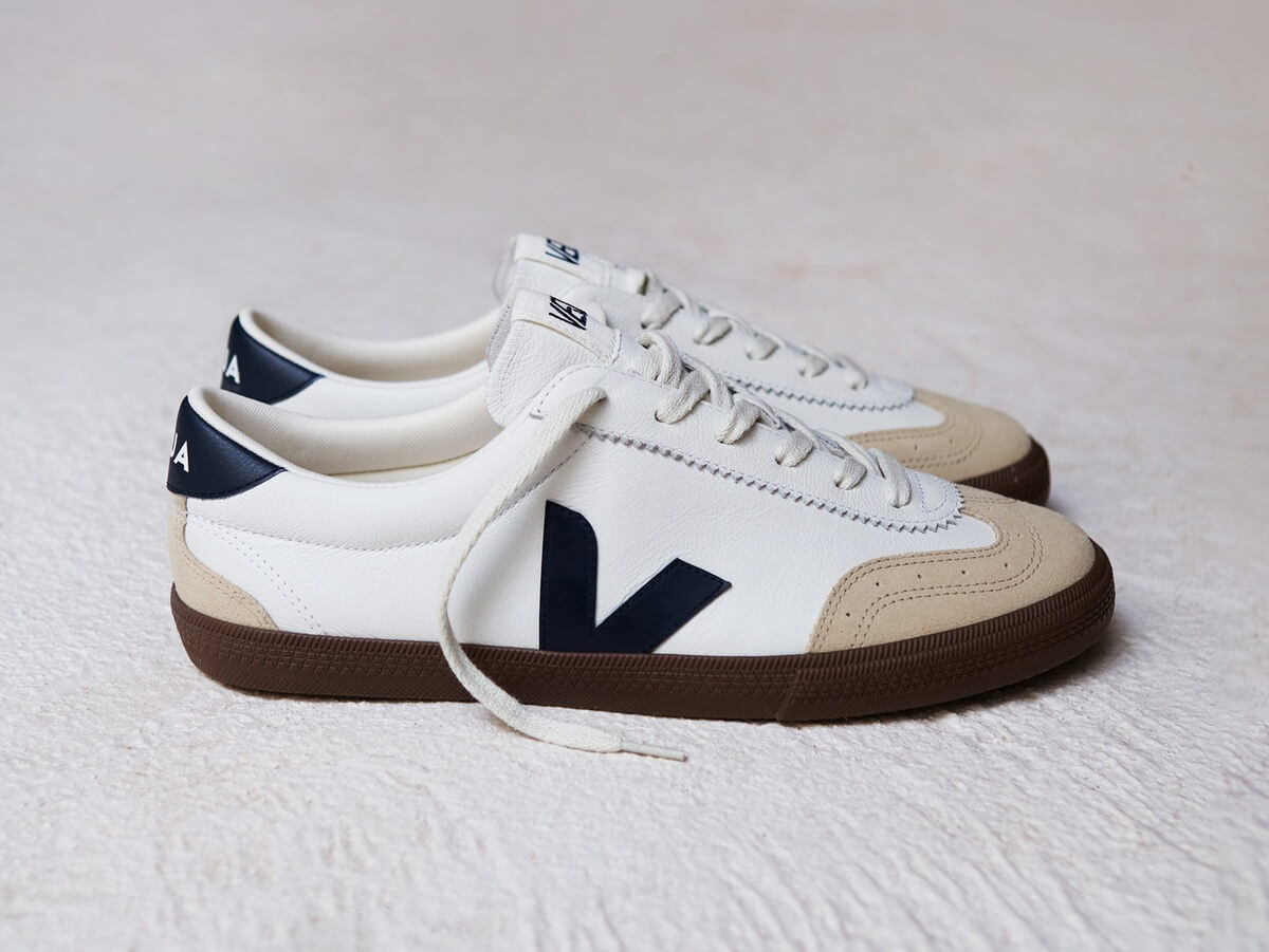 Veja Volley Leather - White Nautico Bark