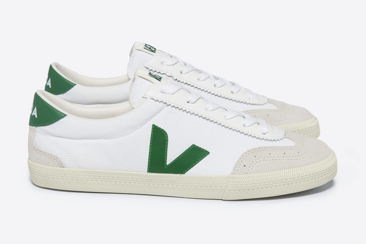 Veja Volley Canvas - White Emeraude