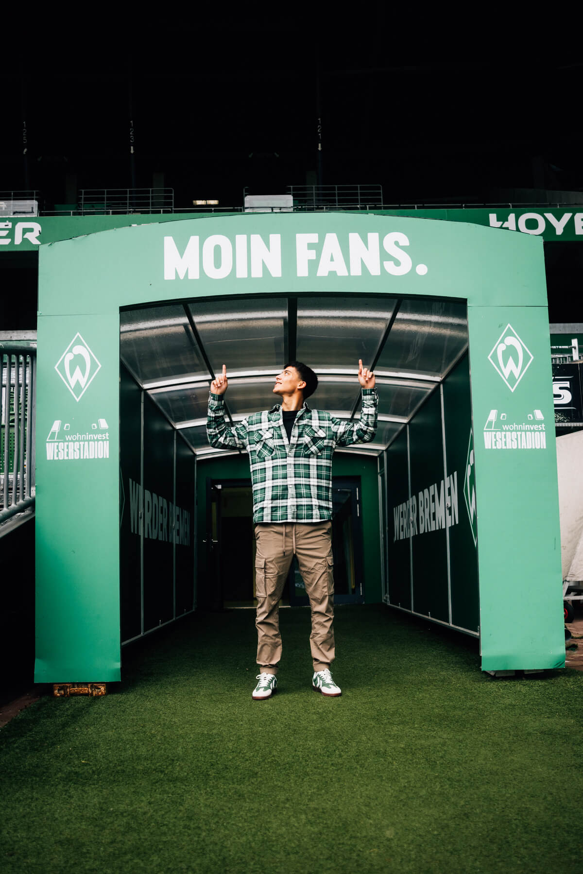 Werder Abwehrspieler Julián Malatini - hummel x Glückstreter x Werder Bremen VM78 CPH