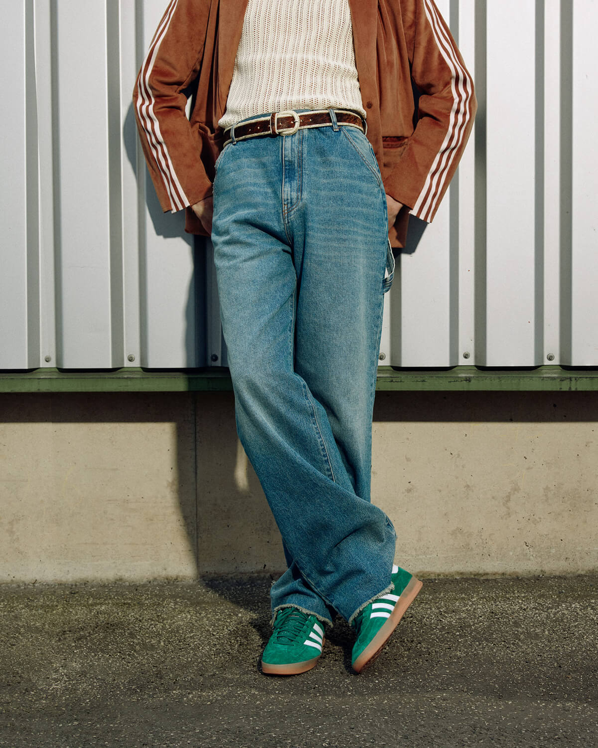 adidas Gazelle Indoor - Collegiate Green / Footwear White / Gum 2 - IG1596