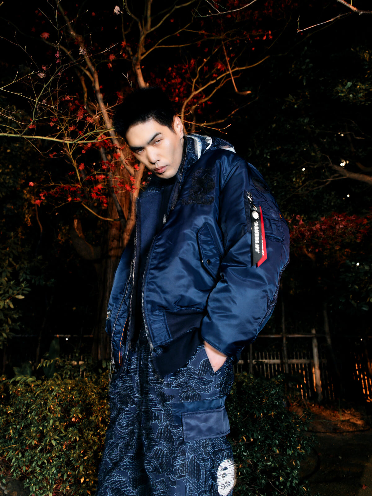 ALPHA INDUSTRIES X BAPE MA-1 JACKET
