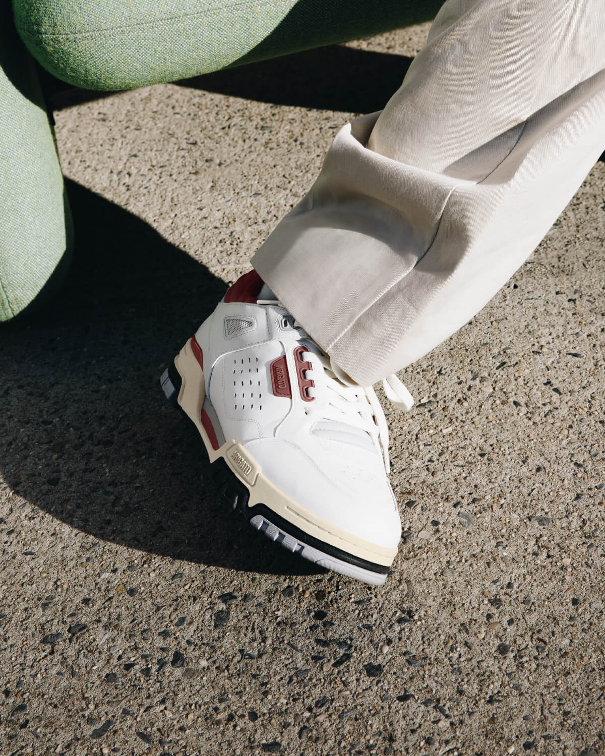 Axel Arigato Onyx - White/Dark Red - F1657005