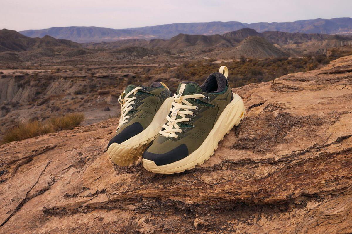 HOKA x END. Kaha Low GTX "Overland" - Chive / Flan - 1155730-CVF
