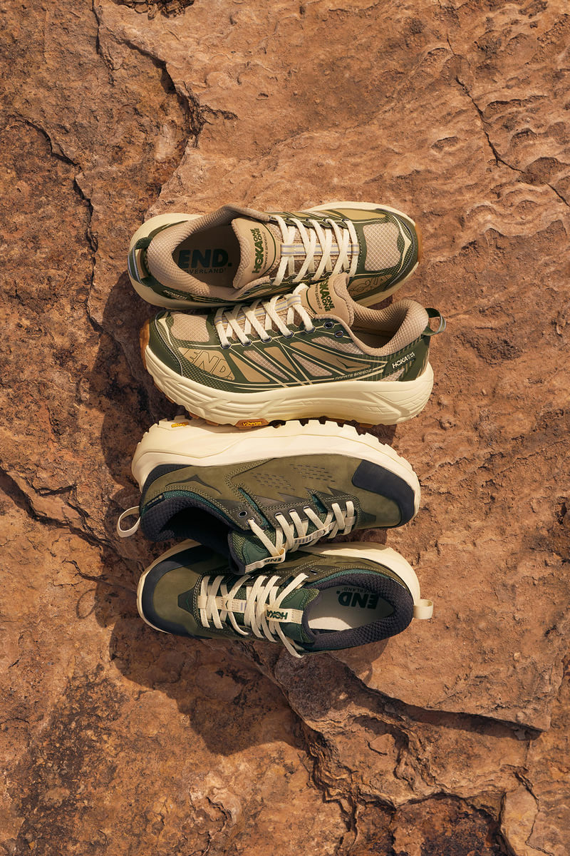 HOKA x END. „Overland Collection“ ft. Mafate Speed 2 & Kaha Low GTX