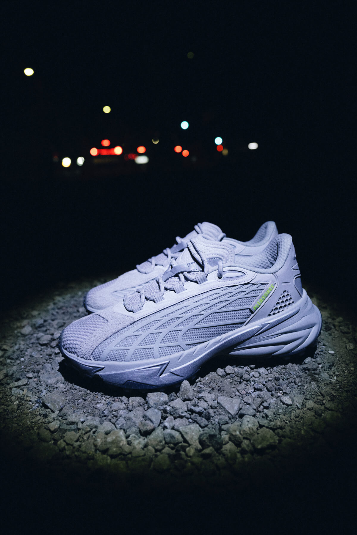 PUMA x PLEASURES Spirex - Glacial Gray / Cool Light Gray - 396037-02