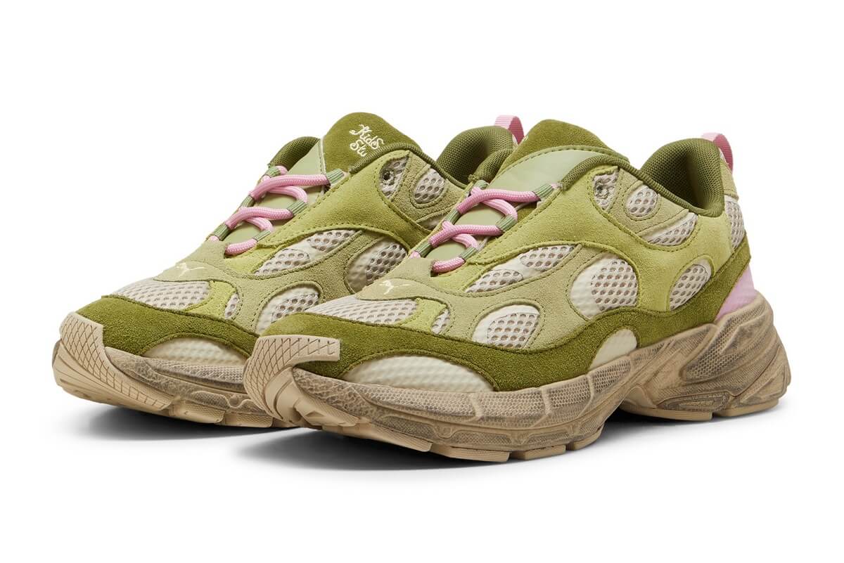 Puma x KidSuper Velophasis Nu - Olive Green / Putty - 396778-01
