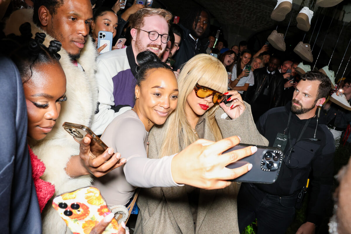 Rihanna's Fenty x Puma Creeper Phatty Earth Tone Experience Event in London