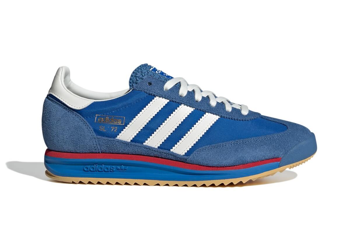 t-toe adidas SL 72 RS - Blue / Core White / Better Scarlet - IG2132