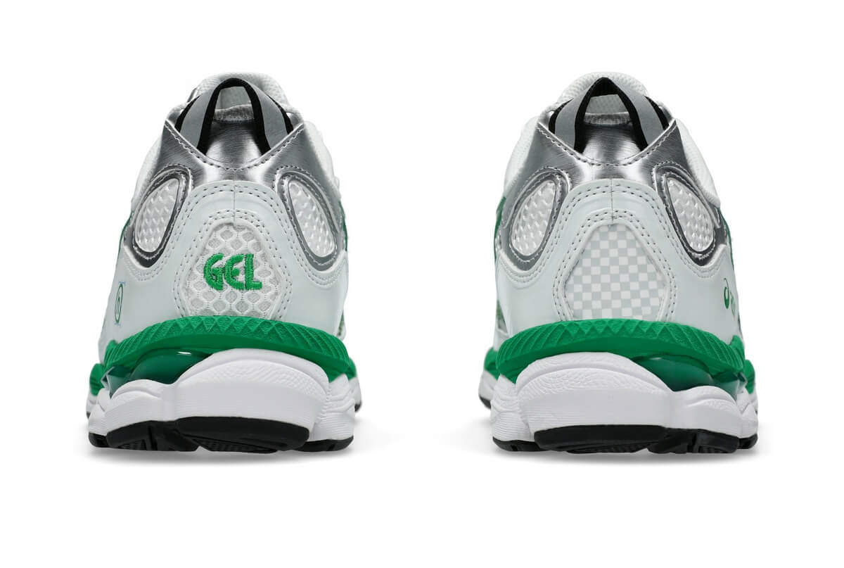 ASICS SportStyle x Hidden NY Gel-NYC - White/Green-Metallic Silver - 1201B001-100