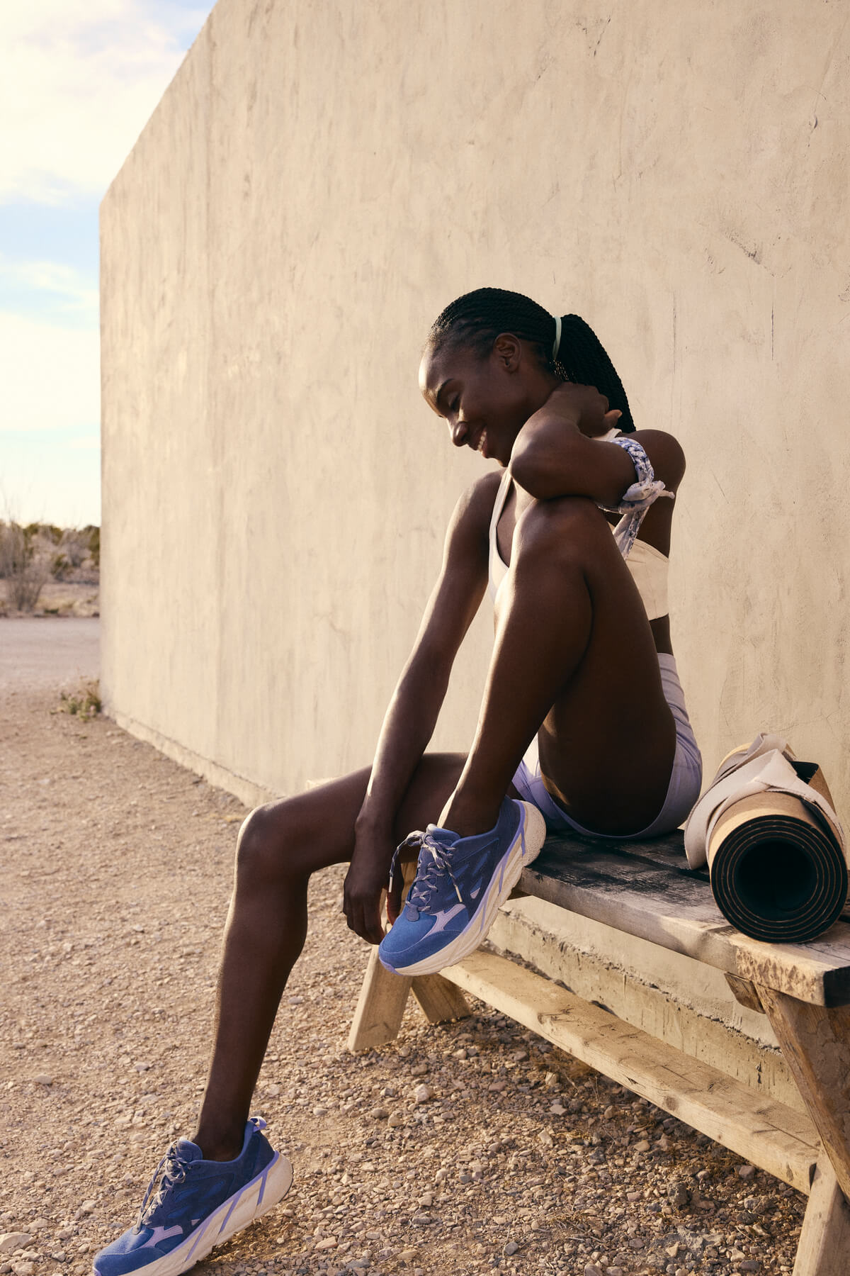 HOKA x FP Movement Clifton L Suede FPM