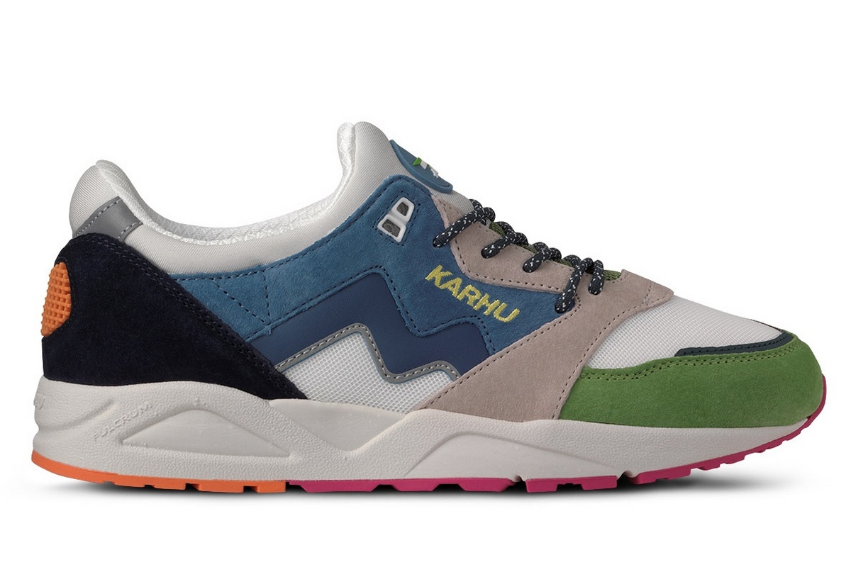 Karhu Aria 95 "Flow State" - Piquant Green / True Navy - F803111