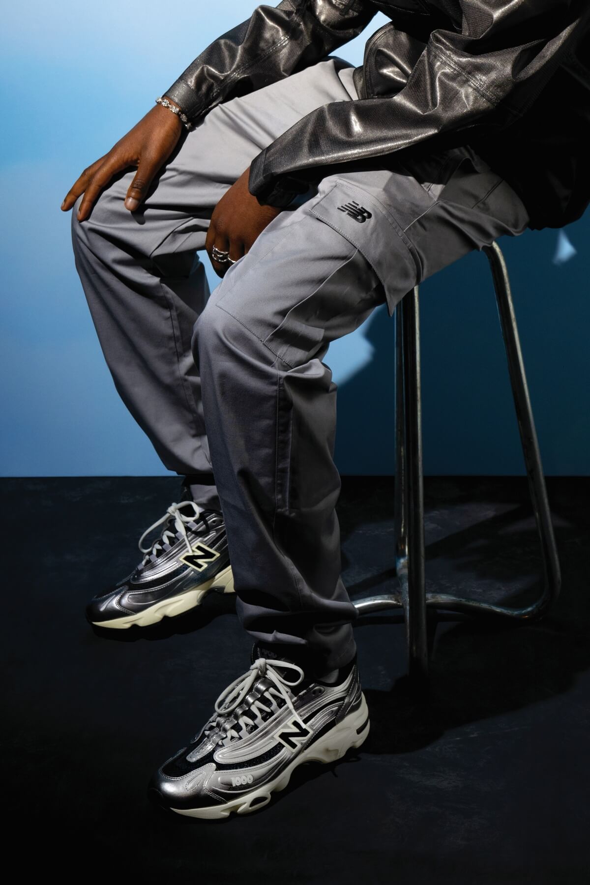 New Balance 1000 - Silver Metallic / Black / Dawn Glow - M1000SL